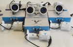 7 x White Bullet Cameras with Night Vision for 95